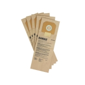 DEWALT  PAPER DUST BAG FOR DWV902 5 PACK