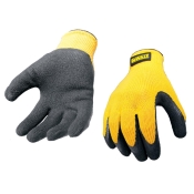 DEWALT   DPG70L YELLOW KNIT BACK LATEX GLOVES