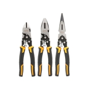 DEWALT  COMPOUND ACTION PLIERS 3PC SET