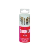 DORMER  HSS TIN STRAIGHT SHANK JOBBER DRILL SET