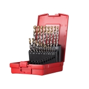 DORMER  A095 NO.201 TIN DRILL SET 1MM-10MMx0.5MM