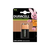 DURACELL 9V 170MAH RECHARGE, PACK OF 1