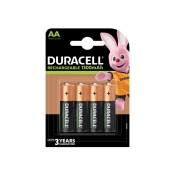 DURACELL  AA 1300MAH RECHARGE, PACK OF 4