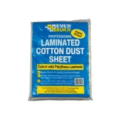 EVERBLD LAMINATED COTTON DUST SHEET 12FT X 9FT