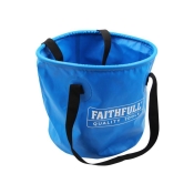 FAI/FULL 12 LITRE WATERPROOF COLLAPSIBLE BUCKET