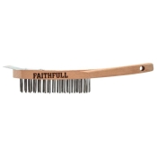 FAI/FULL L/W SCRATCH BRUSH4 ROW SCRAPER FSC 100%