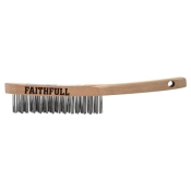 FAI/FULL HEAVY DUTY SCRATCH BRUSH 3 ROW FSC 100%