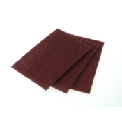 FAI/FULL HAND PADS(10) 230X150MM V/FINE MAROON