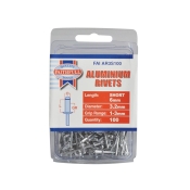 FAI/FULL ALUMINIUM RIVETS (100)  3MM SHORT