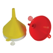 FAI/FULL 150MM PLASTIC FUNNELS X 3