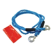 FAI/FULL TOW ROPE 4M (METAL HOOKS) 2 TON