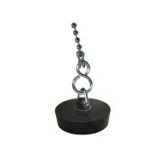 FAI/FULL CHROME BATH CHAIN ASSEMBLY 18IN