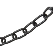 FAI/FULL BLACK JAPANNED CHAIN 5MM X 10M BOX