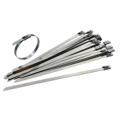 FAI/FULL S/STEEL CABLE TIES 4.6 X 150MM (50)