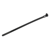 FAI/FULL REUSABLE CABLE TIE (50) BLACK 7.6X200MM