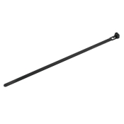 FAI/FULL REUSABLE CABLE TIE (50) BLACK 7.6X250MM