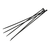 FAI/FULL CABLE TIES (100) BLACK 300MM X 4.8MM