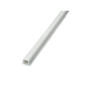 FAI/FULL SILICONE DRAUGHT EXCLUDER WHITE 9X7MM