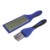 FAI/FULL FILE CARD BRUSH KIT - 2PC
