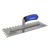 FAI/FULL STAINLESS 10MM NOTCHED TROWEL 13IN