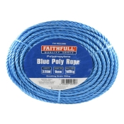 FAI/FULL BLUE POLY ROPE  8MM 220M