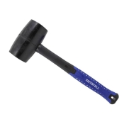 FAI/FULL BLACK RUBBER MALLET 32OZ F/G HANDLE