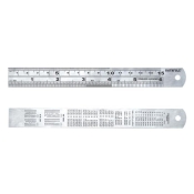 FAI/FULL STAINLESS STEEL RULE 150MM/6IN X 19MM