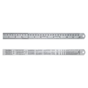 FAI/FULL STAINLESS STEEL RULE 300MM/12IN X 25MM