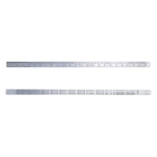 FAI/FULL STAINLESS STEEL RULE 600MM/24IN X 25MM