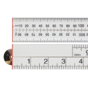 FAI/FULL FOLDING RULE WHITE  ABS PLASTIC 1 METRE
