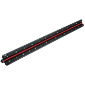 FAI/FULL BLACK ALUMINIUM TRISCALE ENGINEER RULE