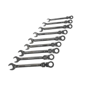 FAI/FULL RATCHET COM SPANNER SET 9PC
