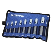 FAI/FULL BOX SPANNER SET 8PC 6-22MM + TOMMY BAR