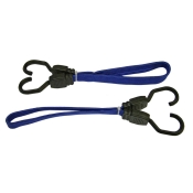 FAI/FULL FLAT BUNGEE CORDS (2) 18IN ROYAL BLUE