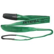 FAI/FULL LIFTING SLING GREEN 2 TONNE 60MM X 2M