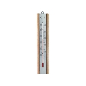 FAI/FULL THERMOMETER WALL BEECH SILVER 200MM
