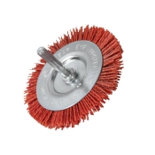 FAI/FULL NYLON WHEELS FLAT 75MM X 6MM SHANK