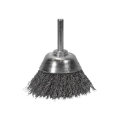 FAI/FULL WIRE CUP BRUSH 75 X 6MM SHANK    0.30MM