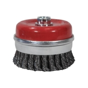 FAI/FULL WIRE CUP BRUSH T/KNOT 100X M14X2 0.50MM
