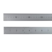 FISHER   SATIN CHROME RULE 24IN/600MM