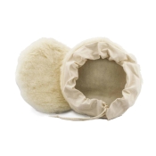 FLEXIPAD WOOL BONNET 225MM TIE ON