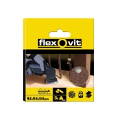 FLEXOVIT DELTA SANDING SHEETS (6) COARSE (60G)