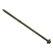 F&F     TIMBER FIXING SCREW GREEN 150MM BAG 20