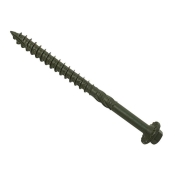 F&F     TIMBER FIXING SCREW GREEN 65MM BAG 20
