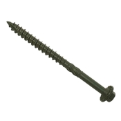 F&F     TIMBER FIXING SCREW GREEN 87MM BAG 20