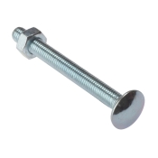 F/FIX   CARRIAGE BOLT & NUT ZP M10 X 100 BAG10
