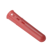 F/FIX   PLASTIC WALL PLUG RED 6-8 BOX (10X100)