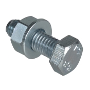 F/FIX   HT BOLT/NUT/WASHER 8 PACK ZP M8 X 25MM