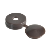 F/FIX   HINGED COVER CAP D/BROWN NO.10-12 BAG100