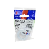 F/FIX   FORGEPACK NYLOC NUT & WASHER 1 PER PACK